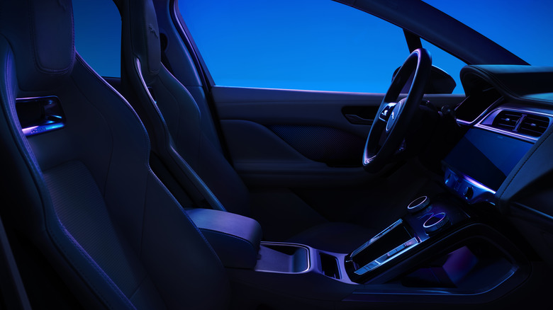 Headrest from a Jaguar I-Pace