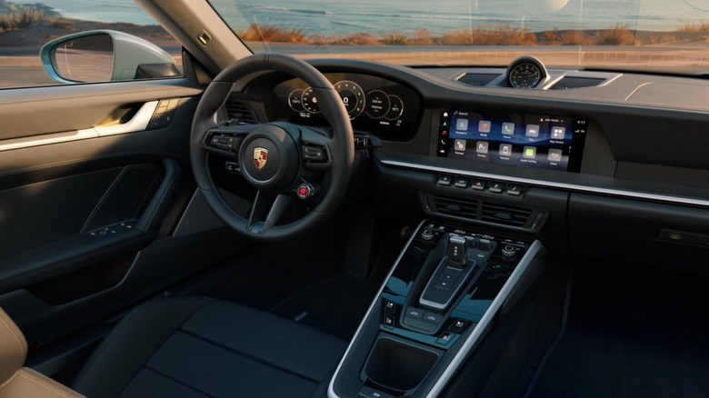 Interior of a 2025 Porsche 911
