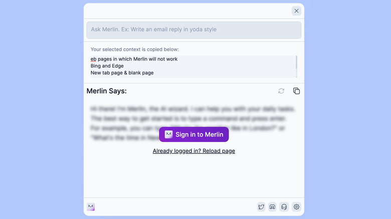 Merlin ChatGPT Chrome Extension setup