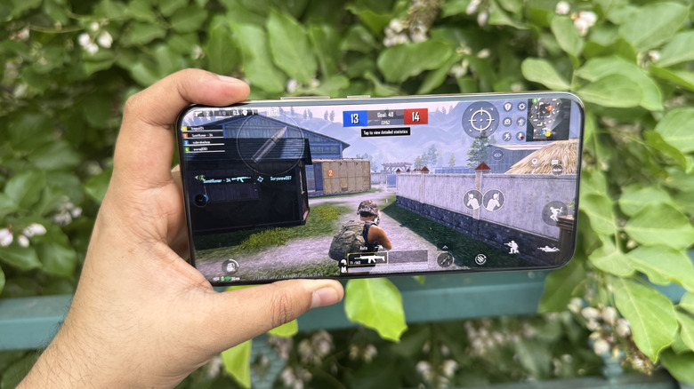 Playing game on Realme 14 Pro+.