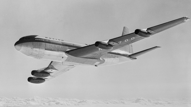 Boeing 707 prototype in flight