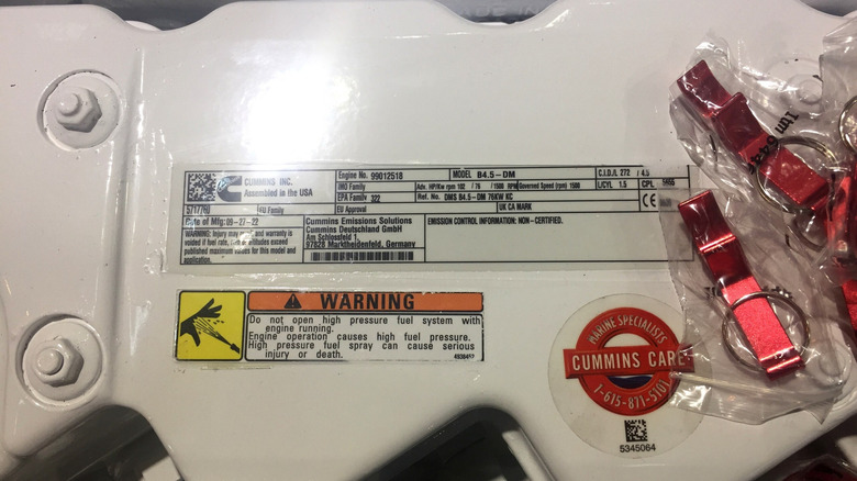 Cummins diesel model B4.5-DM
