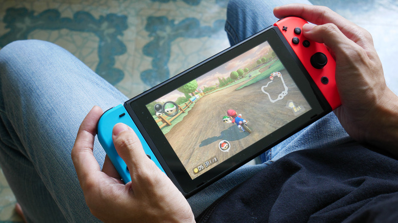 Nintendo Switch in handheld mode