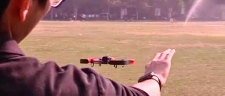 This drone is controlled by an Apple Watch's motion sensors