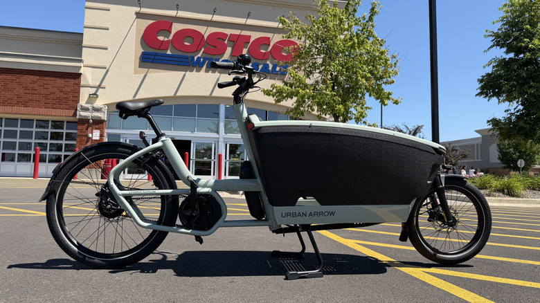 Urban Arrow in front of Costco