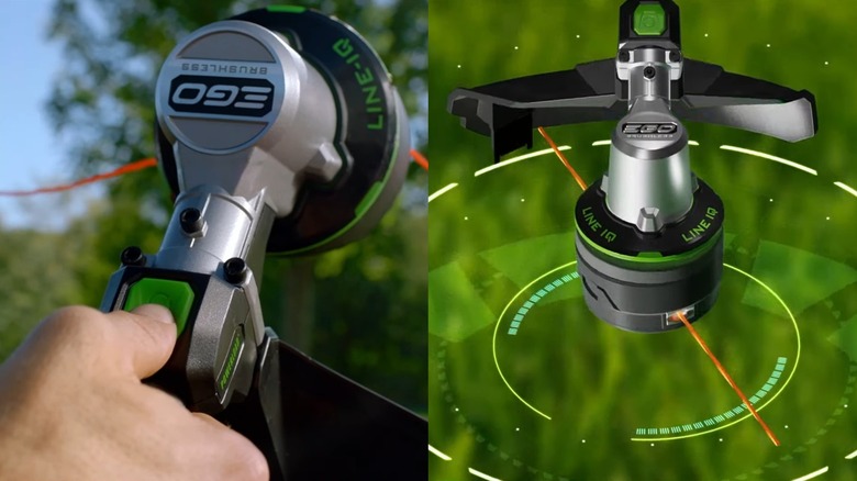 Split Image: EGO string trimmer POWERLOAD and Line IQ features