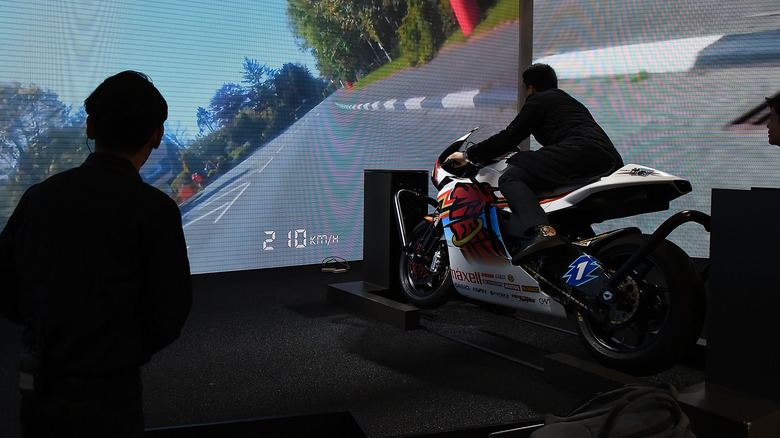 mugen shinden electric motorcycle simulator