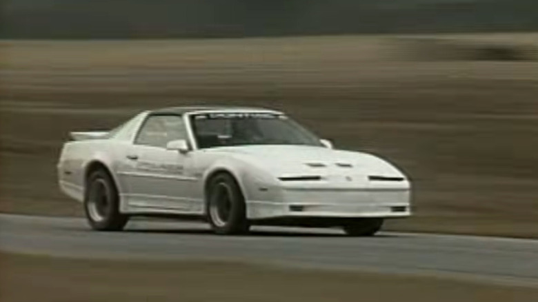 old footage of 1989 pontiac 20th anniversary trans am on track