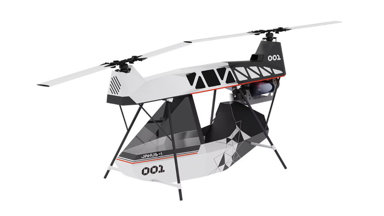 Janus One VTOL aircraft on white background