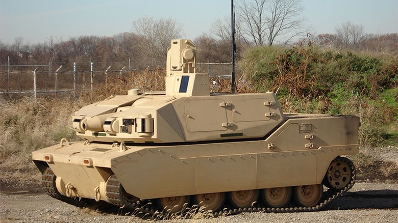 BAE Systems Armed Robotic Combat Vehicle Black Knight