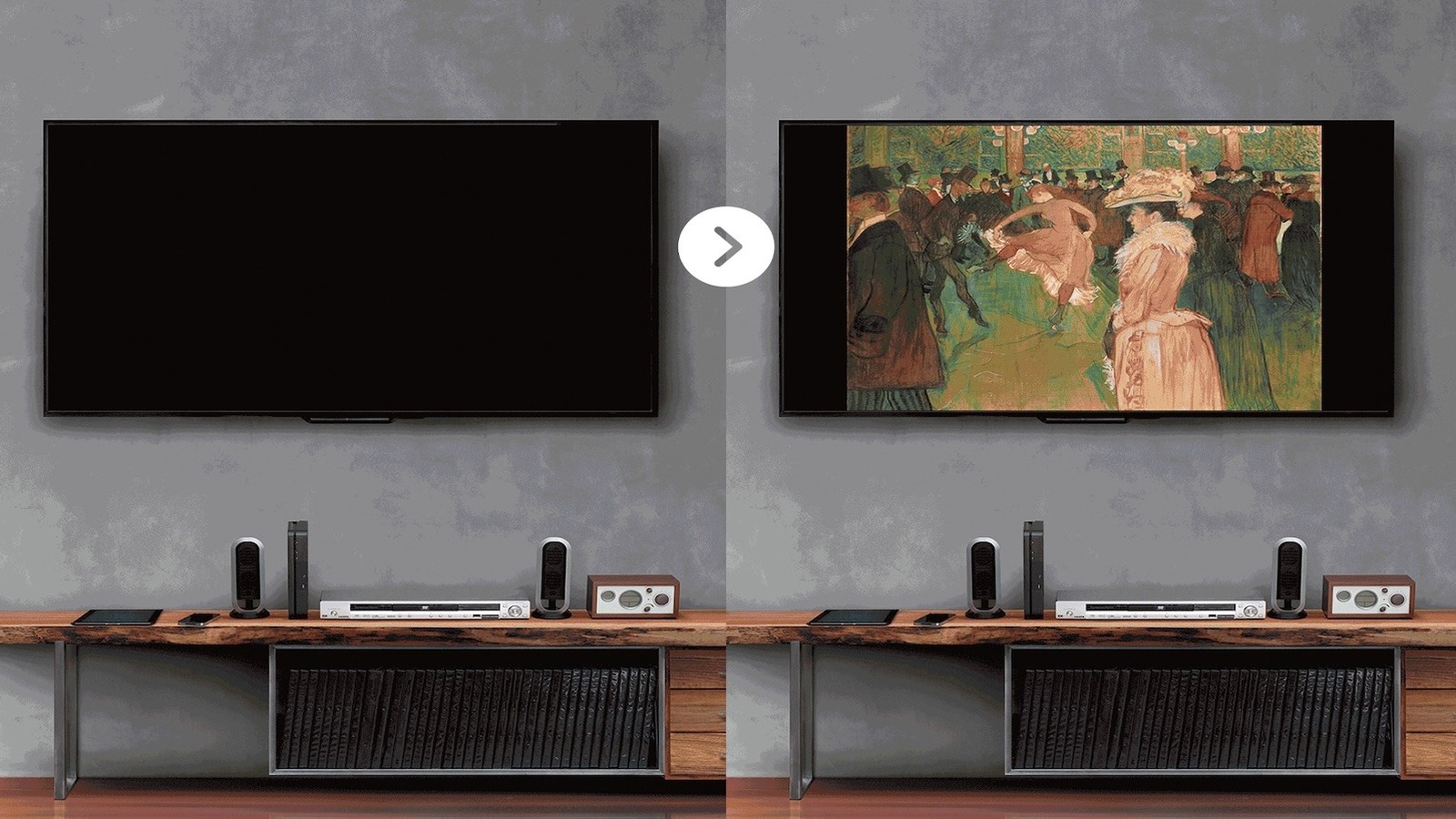 این گجت تلویزیون شما را به یک گالری هنری دیجیتال تبدیل می کند، بدون نیاز به قاب سامسونگ