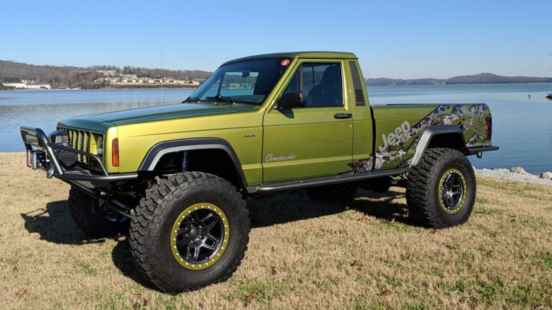 Customized Jeep Comanche truck