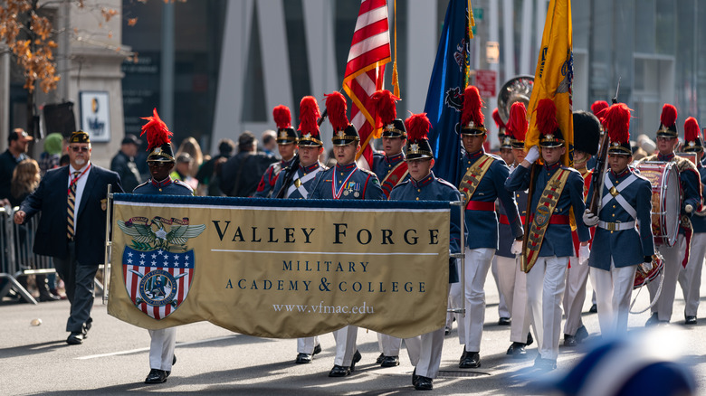 Students from Valley Forge Military Academy
