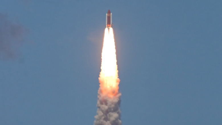 a rocket launch