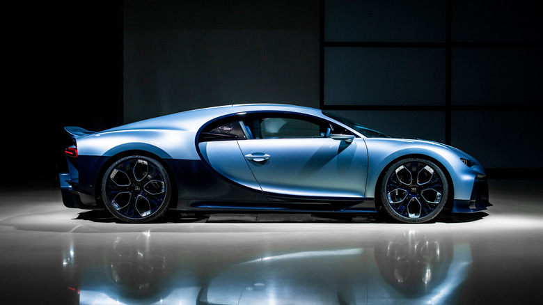 Bugatti Profilée side view showroom