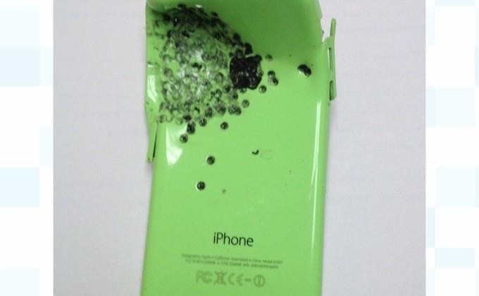 This iPhone 5C saved its owner from a shotgun blast