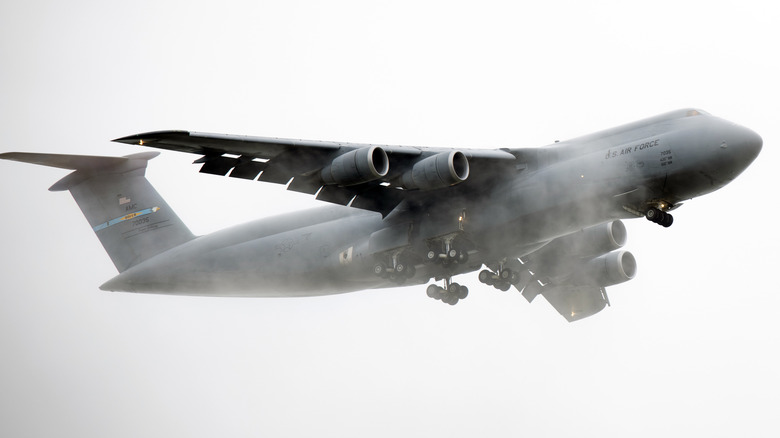 C-5M Super Galaxy taking off.