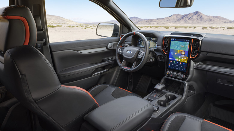 2024 Ford Ranger Raptor dashboard