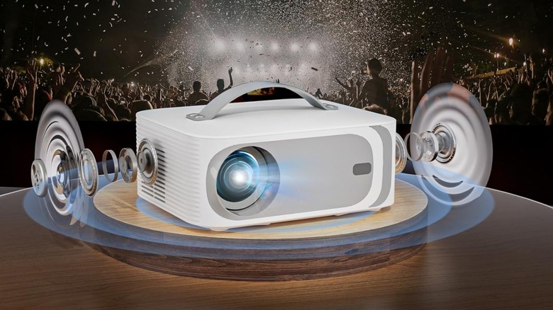 Lisowod L61 Pro on table with sound graphics