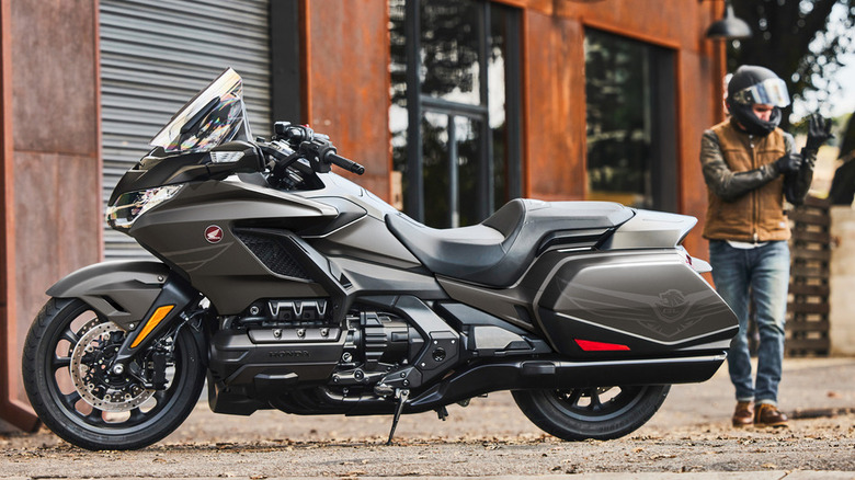 2026 Honda Goldwing with rider