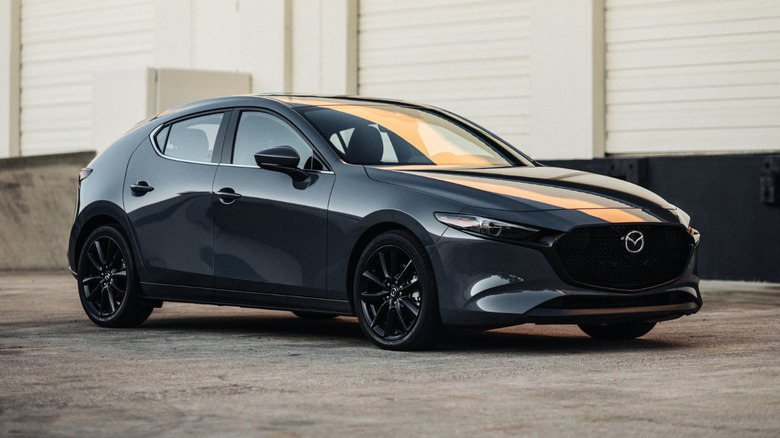 A shot of the Mazda3 hatchback