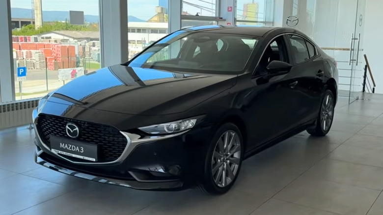 A shot of the 2026 Mazda 3 sedan