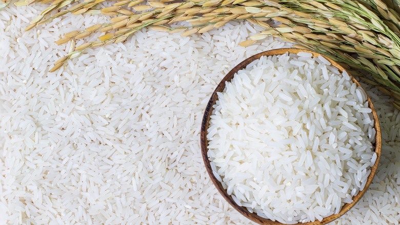 Bowl of white rice