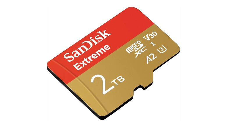 SanDisk 2TB Extreme microSDXC card