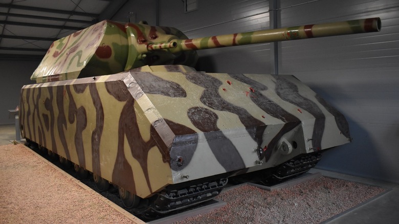 A Panzer VIII Maus at the Tank Museum