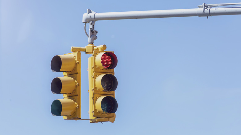 Traffic signal in New York City