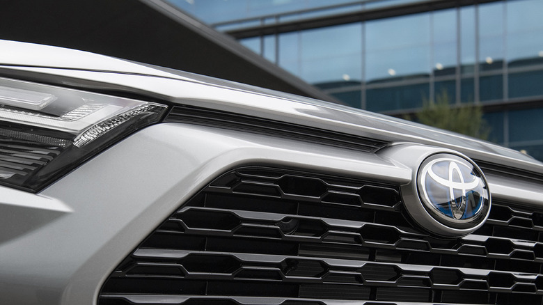 Grille of 2022 Toyota RAV4