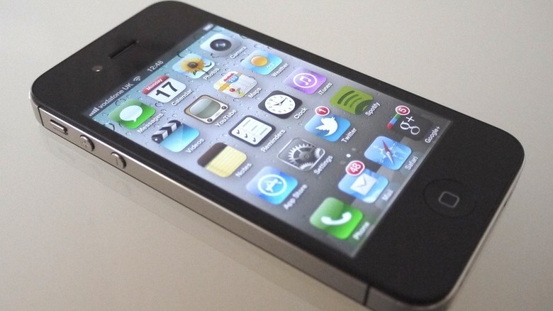 an iphone's home screen