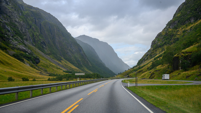 The E39 highway on which the Rogfast tunnel is being built