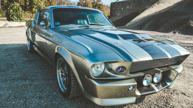 1967 Ford Mustang Eleanor parked