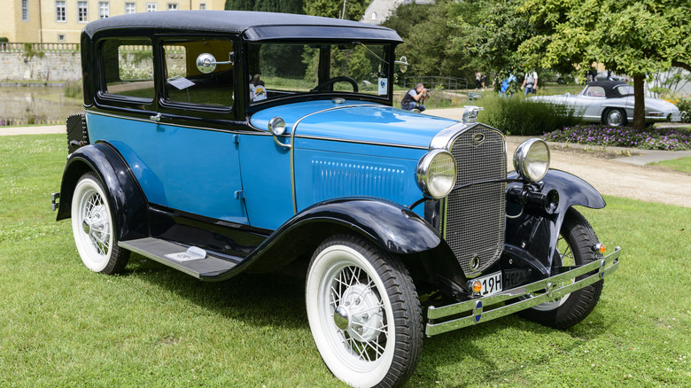 Ford Model A on grass