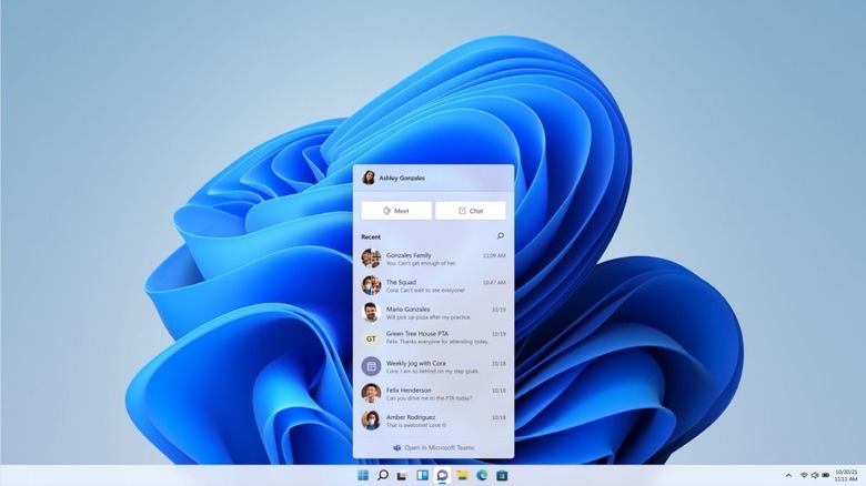 Windows 11 taskbar