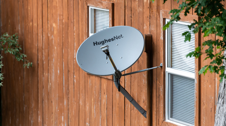 Satellite dish by HughesNet
