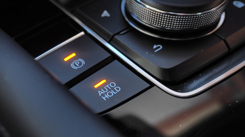 Auto Brake Hold button