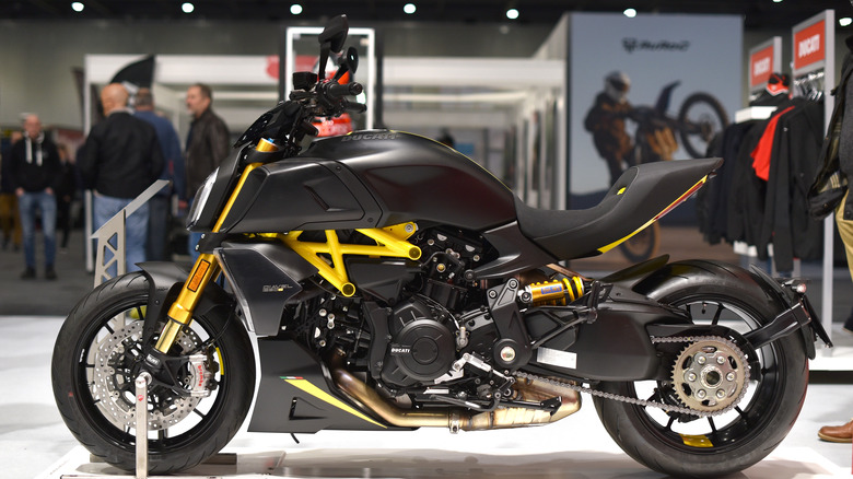 Ducati Diavel 1260 S on display