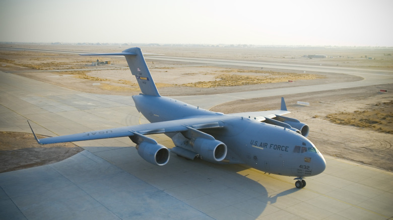 C-17 Globemaster III on runway