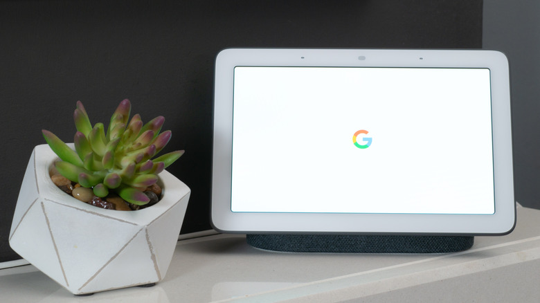 Google Nest Hub booting up