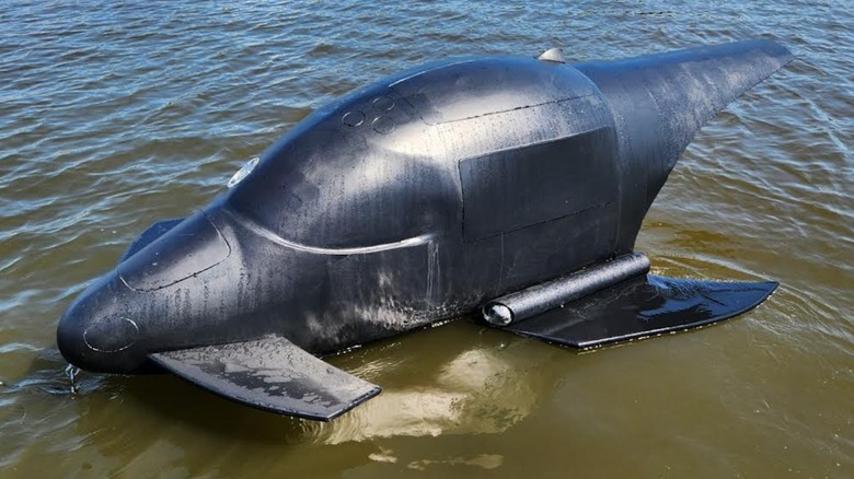 Sea-Predator-7 marine drone on the water's surface