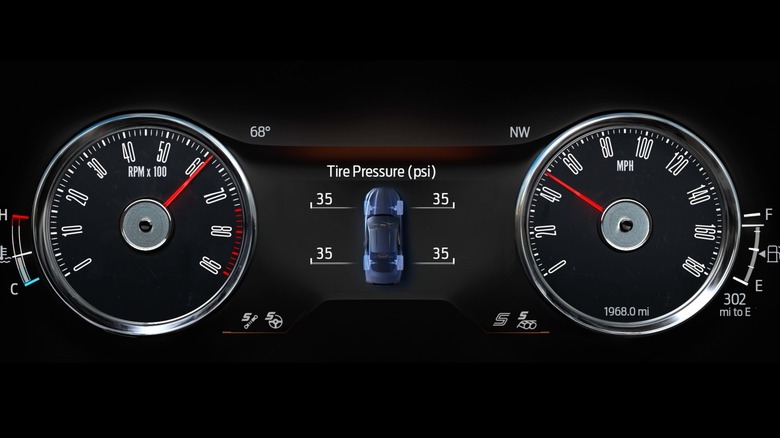 2024 Mustang Heritage gauge cluster design