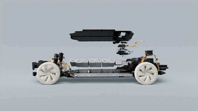 A volvo vehicle battery pack