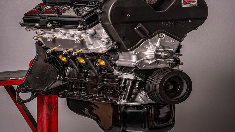 LC Engineering Stage 1 5VZ Engine front 3/4 view