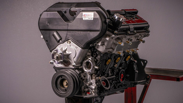 LC Engineering Stage 1 5VZ Engine front 3/4 view