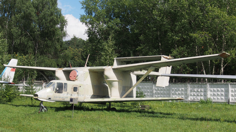 PZL M-15 Belphegor on display at a museum