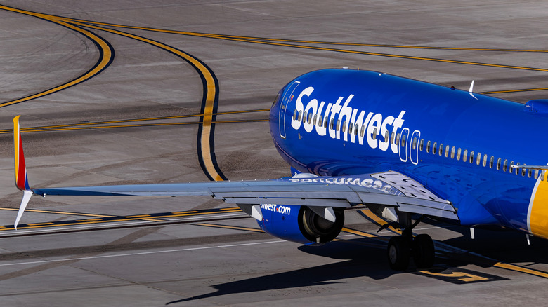Southwest Airlines plane on tarmac