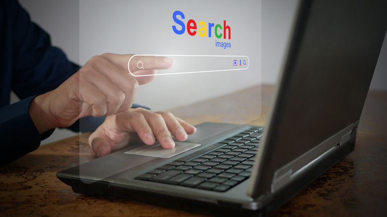 Google search screen illustration