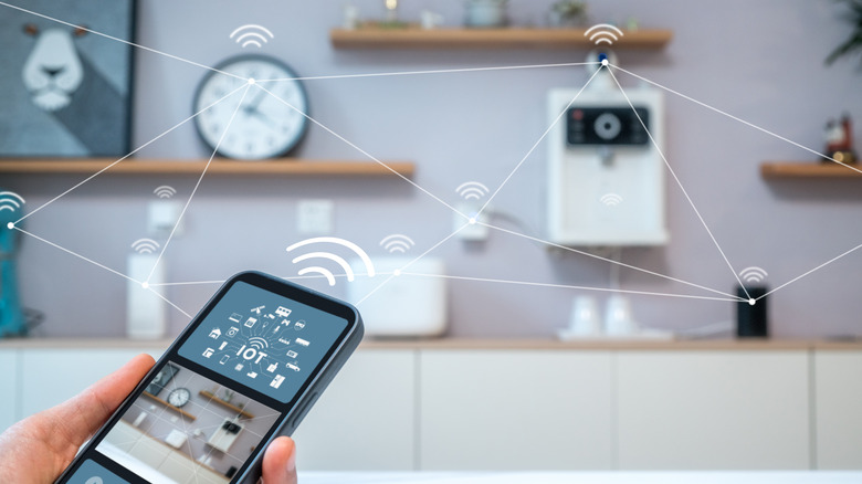 Smart home and IoT concept